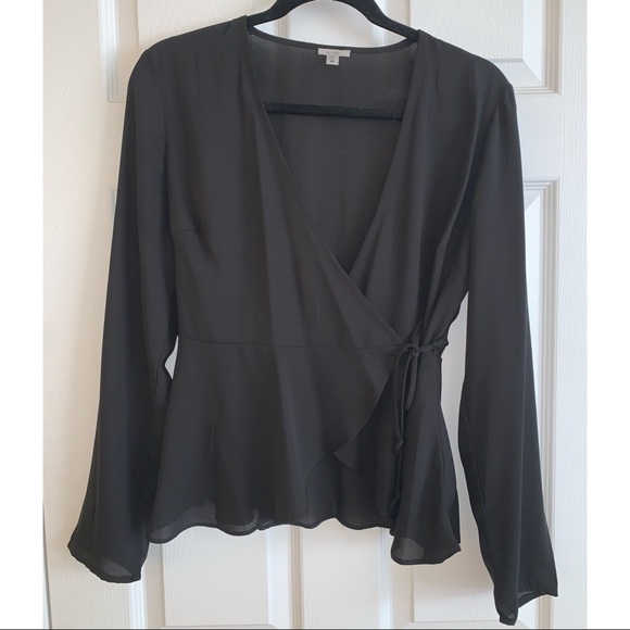 Black V Neck Blouse from Urban Outfitters - Picture 5 of 6